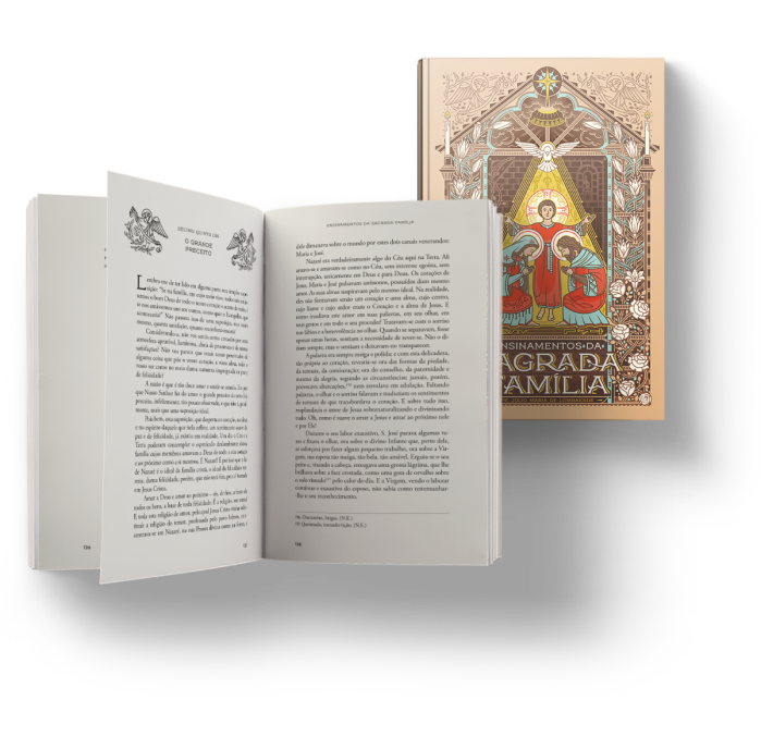Livro sobre Sagrada Família da Minha Biblioteca Católica