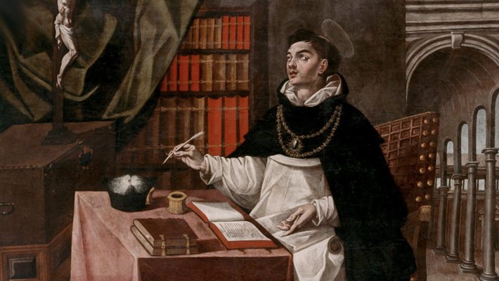 Santo Tomás de Aquino, um dos doutores da Igreja que escreveu sobre a Gula.