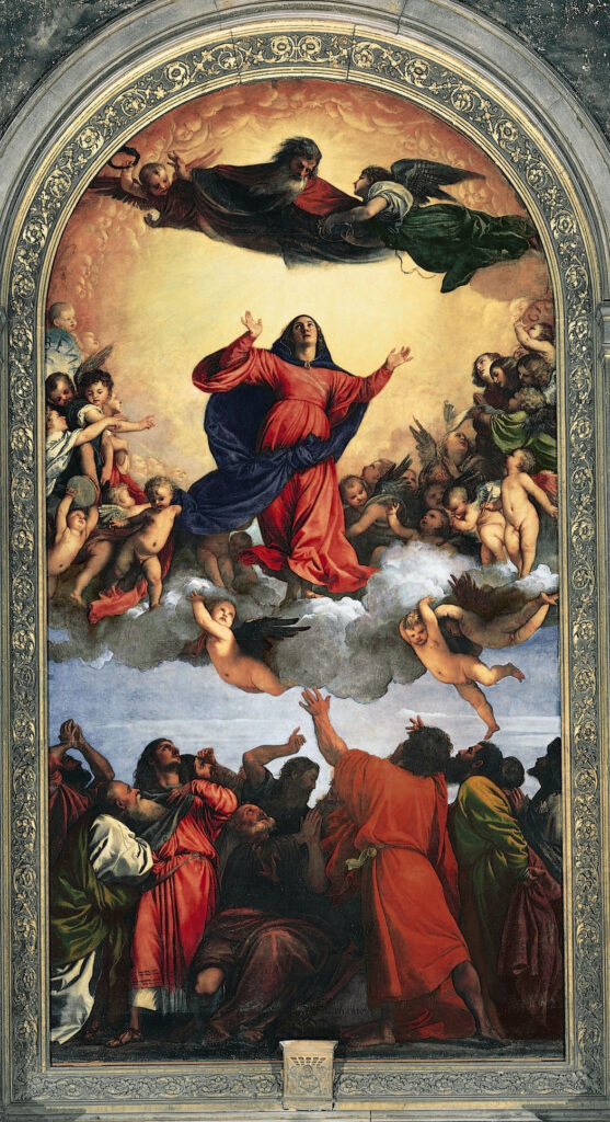 Assunção de Nossa Senhora, quadro de Ticiano.