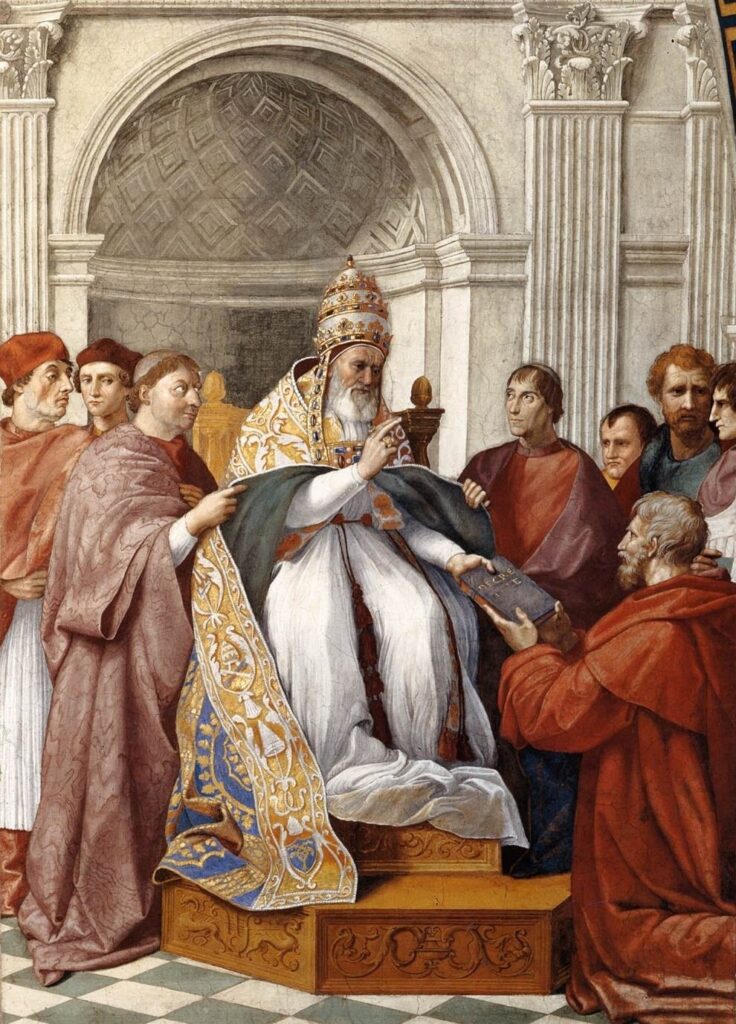 Imagem do Papa Gregório XI, que atendeu ao pedido de Santa Catarina de Sena.