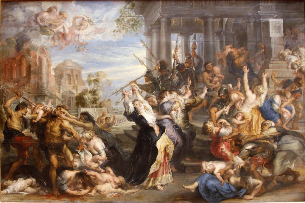 pintura do massacre dos santos inocentes.