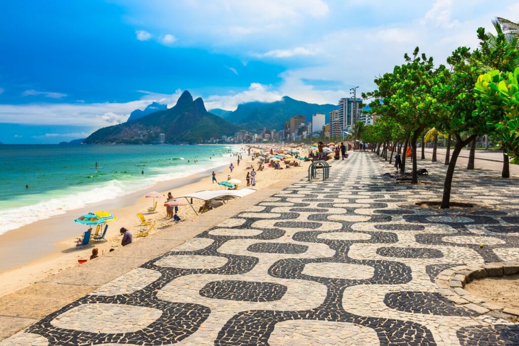 Atual cidade do Rio de Janeiro, da qual São Sebastião é padroeiro