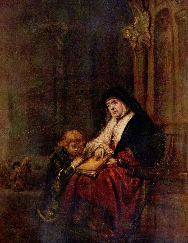 TImóteo e sua avó, por Rembrandt.