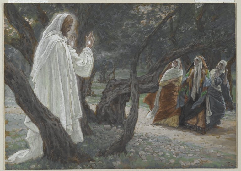 jesus aparece às mulheres domingo de páscoa