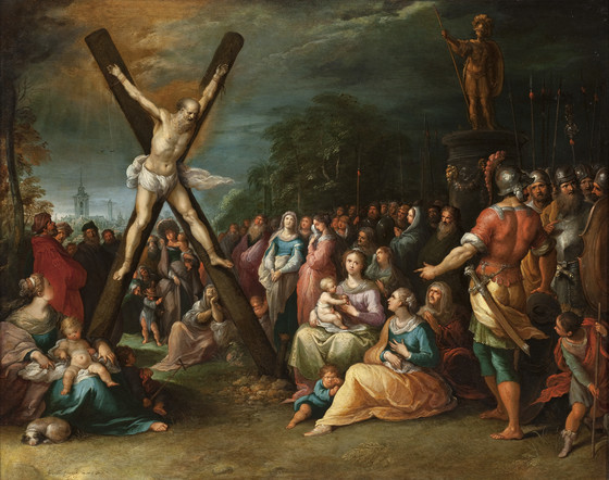 Santo André crucificado em X.