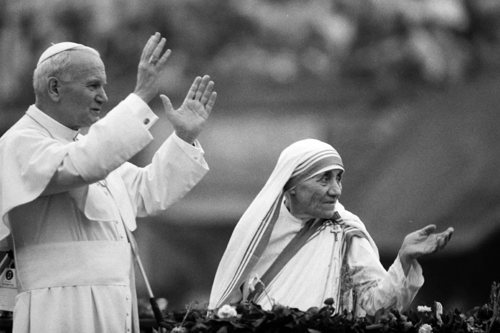 madre teresa de calcuta e são joão paulo ii