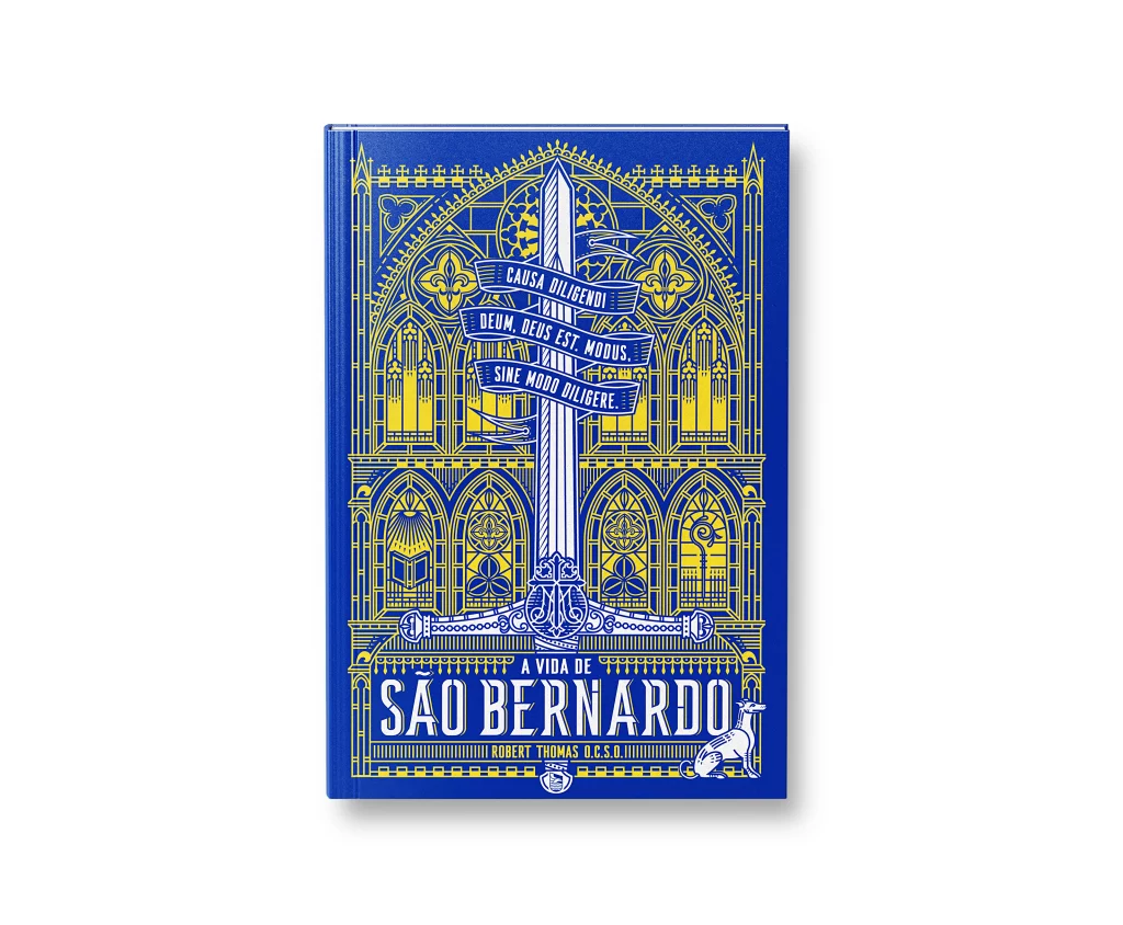 livro a vida de são bernardo de claraval. edição da minha biblioteca católica.
