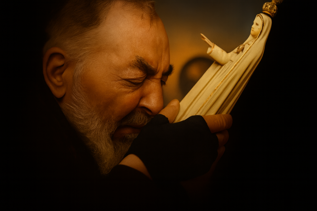 A devoção a Nossa Senhora no coração do Padre Pio