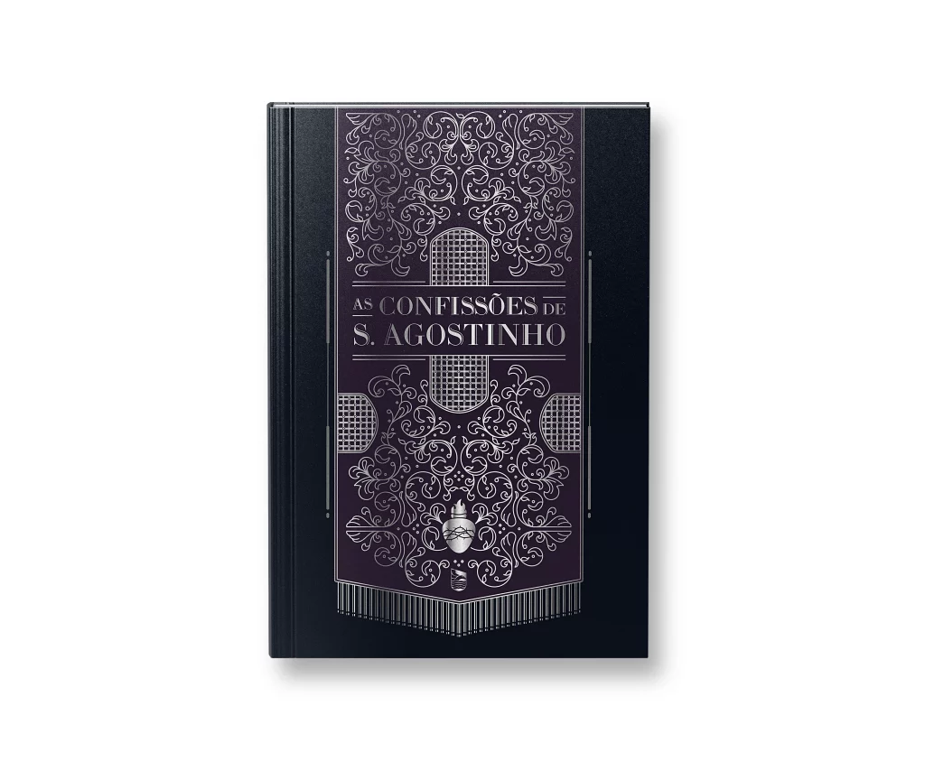 livro confissões de santo agostinho, edição da minha biblioteca católica.