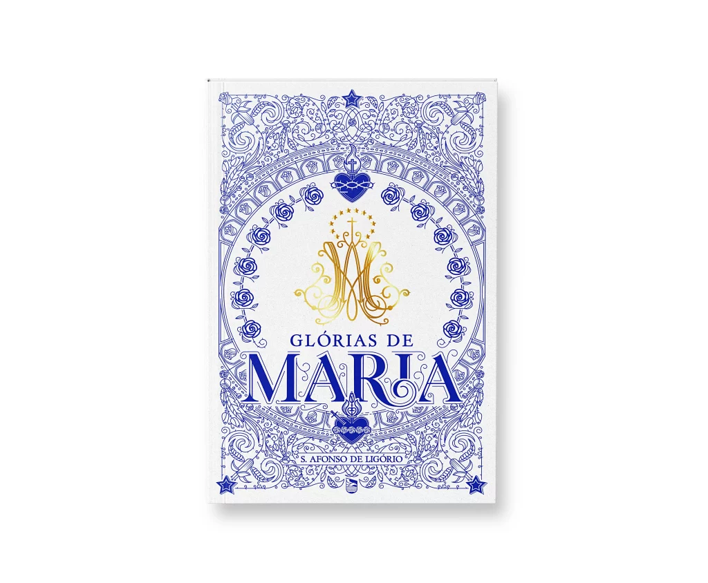 livro glórias de maria, de santo afonso maria de ligório. edição da minha biblioteca católica.