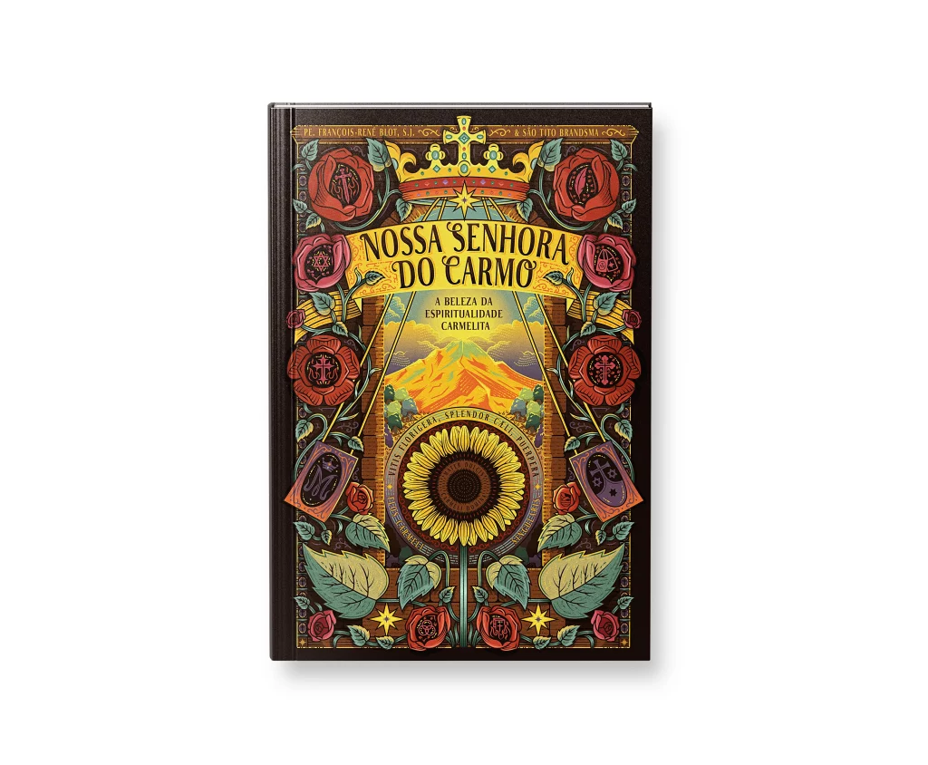 livro nossa senhora do carmo, edição da minha biblioteca católica.