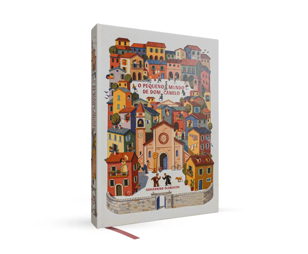 livro o pequeno mundo de dom camilo, de giovannino guareschi. edição da biblioteca católica.