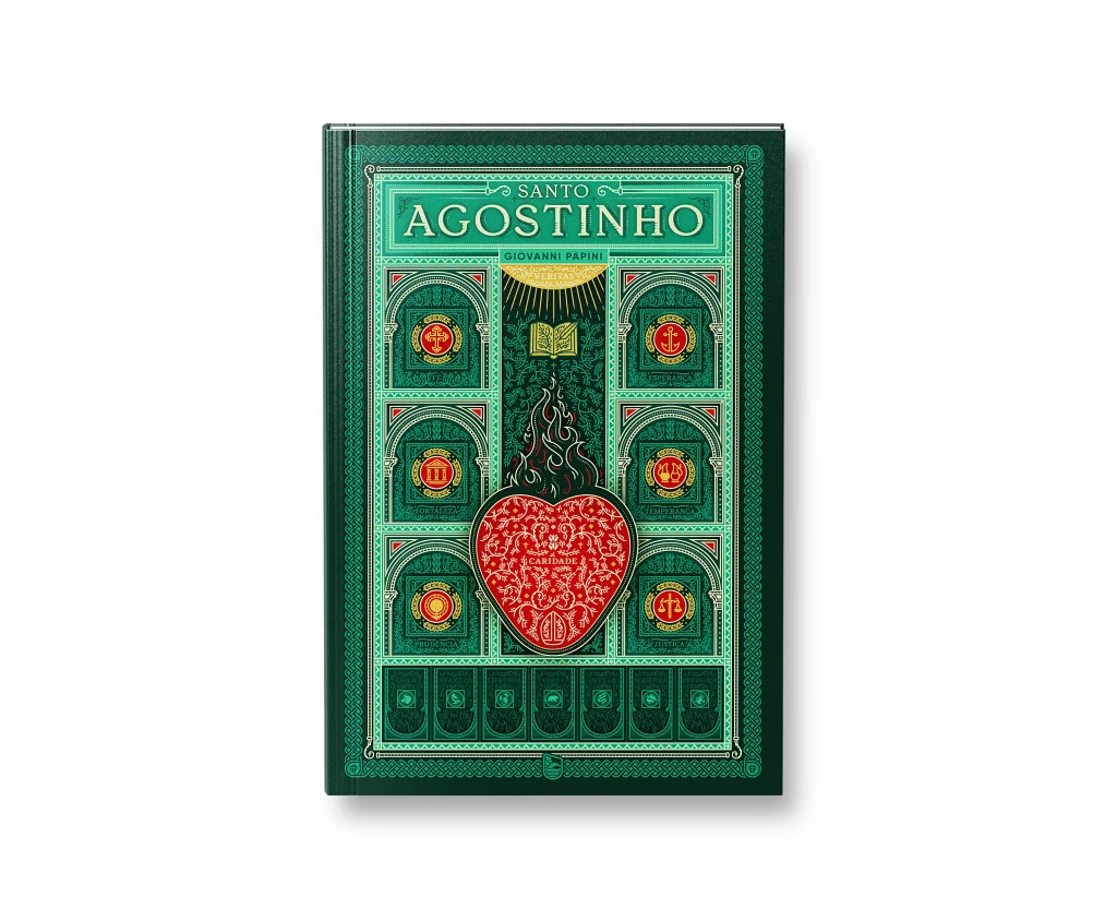 biografia de santo agostinho, por giovanni papini. edição da minha biblioteca católica.