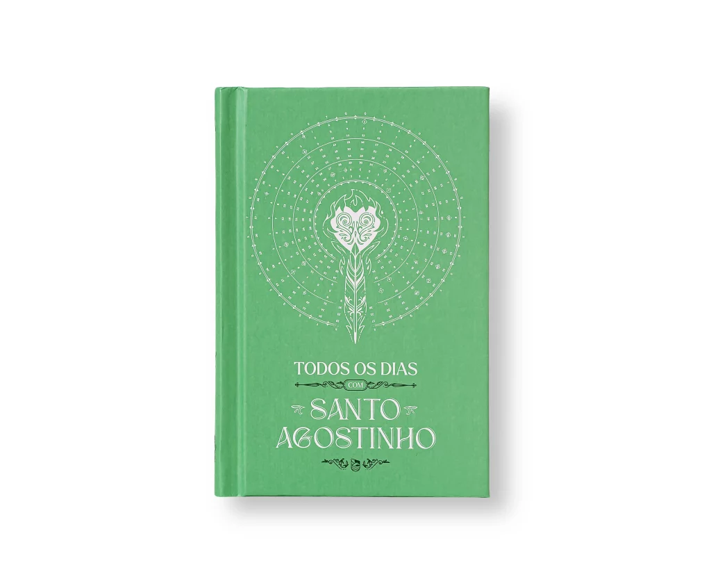 livro todos os dias com santo agostinho, edição da biblioteca católica.