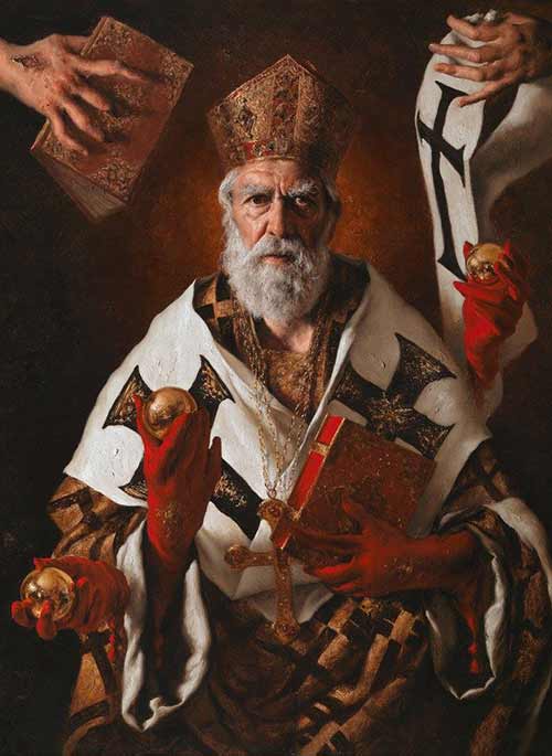 pintura de são nicolau.